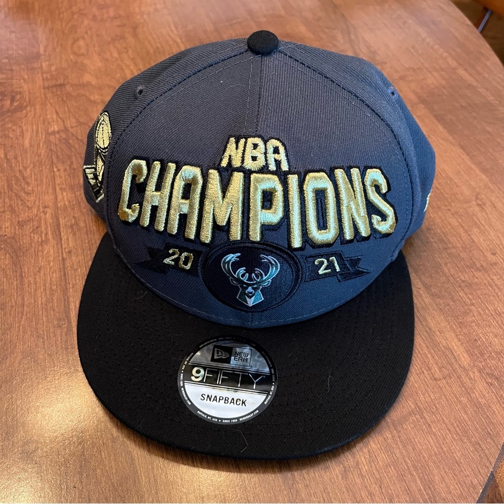 New Era Milwaukee Bucks NBA Championship Hat